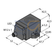 Inductive Sensor, For the Food Industry, Operating voltage 1030