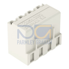 THR female header, straight, Pin spacing 5 mm, light gray