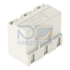 THR female header, straight, Pin spacing 7.5 mm, light gray