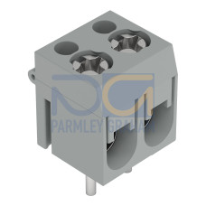 PCB terminal block, 2.5 mm&sup2;, Pin spacing 5 mm, gray