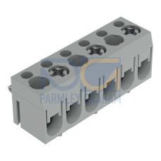 PCB terminal block, 2.5 mm&sup2;, Pin spacing 10 mm, gray