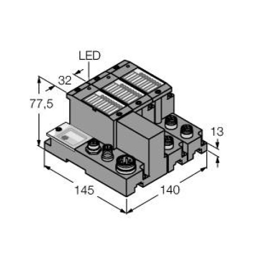 Profibus-DPV1 Set in IP67