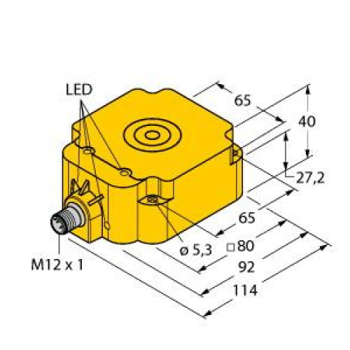 Inductive Sensor, With Extended Switching Distance, Operating voltage 1065