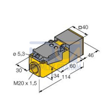 Inductive Sensor, With Selective Behaviour, Operating voltage 1065 VDC