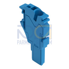 Start module for 1-conductor female connector, Push-in CAGE CLAMP&reg;, 4 mm&sup2;, blue