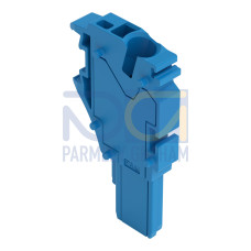 Center module for 1-conductor female connector, Push-in CAGE CLAMP&reg;, 4 mm&sup2;, blue