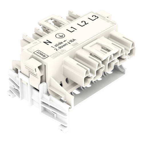 Linect&reg; T-connector, 5-pole, Cod. A, white