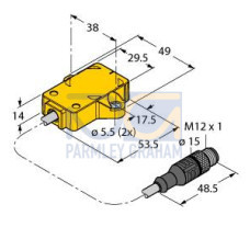 Inductive Angle Sensor, With Analog Output For Use in Vehicle Board Nets, Premiu