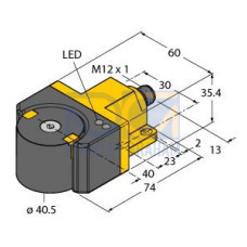Inductive Angle Sensor, With Analog Output, Premium Line, Operating voltage