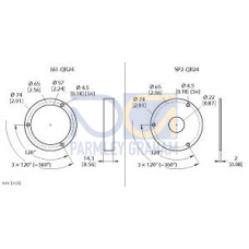 Accessories, Protecting Ring and Shield Plate, For Encoders RI-QR24