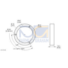 Accessories, Protecting Ring, For Encoders RI-QR24