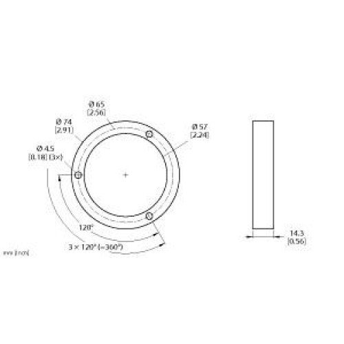 Accessories, Protecting Ring, For Encoders RI-QR24