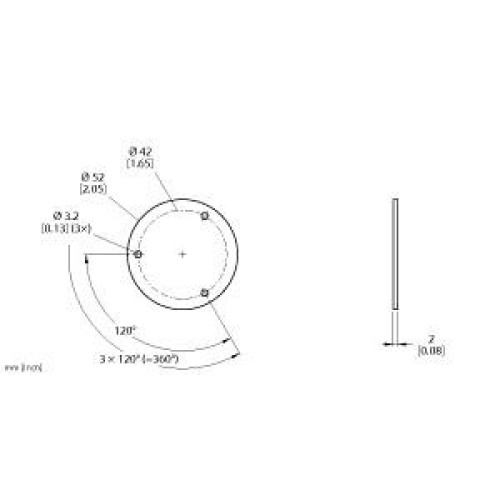 Accessories, Shield Plate, For Encoders RI-QR24