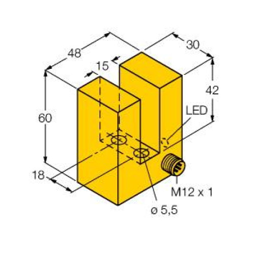 Inductive Sensor, Slot-type