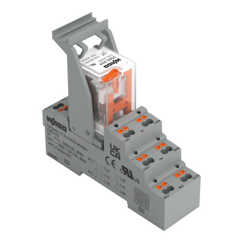 Relay module, 24 VAC; 2 changeover contacts, 6 A