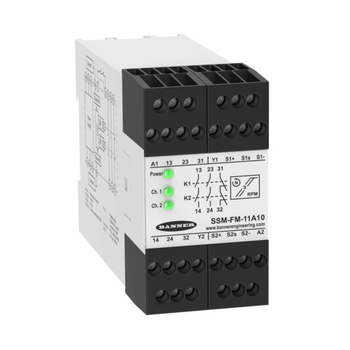 SAFETY RELAYS AND MODULES, Safety, IP20, 24 V ac/dc +/- 10%, Safe Speed Monitor