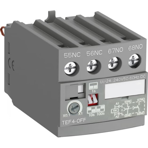 TEF4-OFF Frontal Electronic Timer