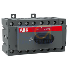 8-pole, front operated, base mounted, DIN-rail mountable switch-diconnector / non-fusible diconnect switch with protected clamp terminals, handle and shaft are not included