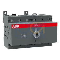6-pole, front operated, base mounted, DIN-rail mountable switch-diconnector / non-fusible diconnect switch with protected clamp terminals, handle and shaft are not included