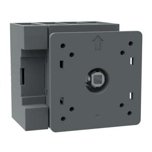 4-pole, front operated, door mounted switch-diconnector / non-fusible diconnect switch with protected clamp terminals, handle is not included
