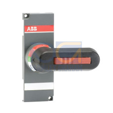 Indication Test-OFF-ON/Test-O-I. Padlockable with three padlocks in OFF-position. Includes shaft and mechanism cover.