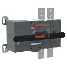 3-pole, motor operated, base mounted switch-diconnector with handle for manual operation, terminal bolt kit, handle and spare fuse storage clip and male connector for control circuit