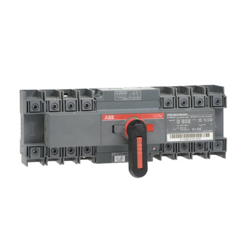 Including a handle for manual operation, bolt kit with nut and washers for all terminals and male connectors for control circuits. Types OTM630...2500E_ include a storage clip for the handle and spare