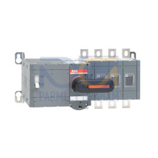 4-pole, motor operated, base mounted switch-diconnector with handle for manual operation, terminal bolt kit, handle and spare fuse storage clip and male connector for control circuit