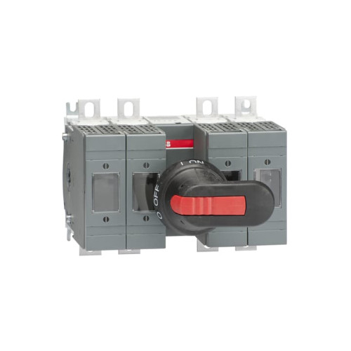 Switch Fuses,Front Operated,4-pole,22 (Between the Poles),DIN,000,00,Handle and shaft included,Switched - With Solid Link