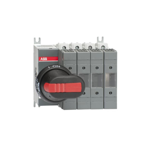Switch Fuses,Front Operated,4-pole,04 (Left Side),DIN,000,Handle and shaft included,Switched - With Solid Link