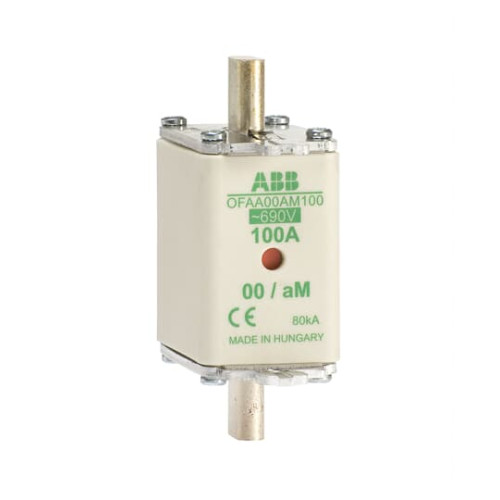 OFAA00AM100 HRC Fuse Link Size NH00, aM