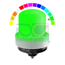 K100 Pro Indicator: RGB Beacon, 12-48 V dc, Polycarbonate, IP66, IP69K, Multicolor, Audible, 5-pin M12 Integral QD