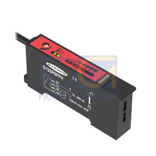 D12 Series: High Power Plastic Fiber Optic, Range: Depends on Fiber, Input: 10-30 V dc, Output: Complementary PNP, 2 m (6.5 ft) Cable