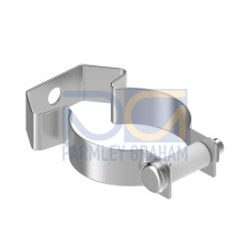 Bracket: For Use with HLS27, Impact Absorbing Clamp, Set of Two Brackets, 300 Series Stainless Steel, M5 Stainless Steel Hardware Included for Securing Bracket to LED light