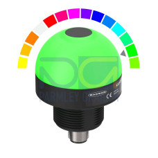 K50 Pro with Pro Editor: 3-Color RGB Fixed-Field Sensor, Voltage: 12-30 V dc, Housing: Polycarbonate, IP67 IP69K, Range: 50, Bimodal, NO, Momentary, Colors: Multicolor, 5-pin M12 Integral QD
