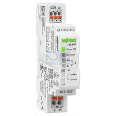 Ground resistance signaling module, Ground fault alarm via digital output, Supply voltage: 24 VDC