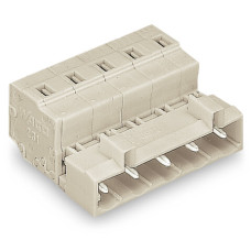 Male Connector, 3-Pole Pin Spacing 7.5 mm / 0.295 In Light Gray