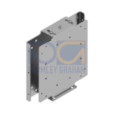 Bracket: with Flush Mount Frame, One Axis +/- 20 Degree Adjustment, 12 Gauge Stainless Steel, Used with Q240