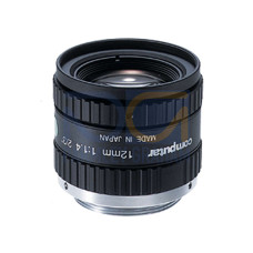 Megapixel C-Mount 12 Lens, with Focus & Aperture Lock, Imager Size: 2/3 in - Metal Housing, Computar