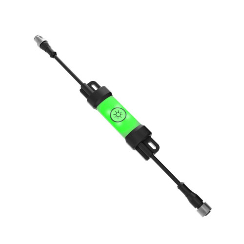 LC15T Light Controller, 2-Color Touch Sensor, Voltage: 10-30 V dc, 4 A, Environmental Rating: IP66, IP67, Colors: Red Green, ON/OFF, 150 (6 in) 4-pin M12 Male-Female PVC Pigtail QDs