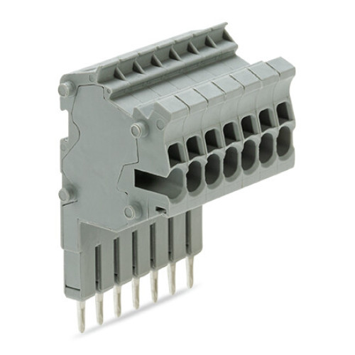 Modular TOPJOB&reg;S connector, modular, for jumper contact slot, gray