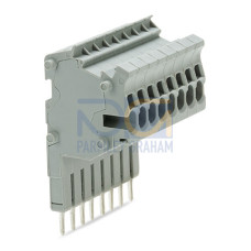 Modular TOPJOB&reg;S connector, modular, for jumper contact slot, gray