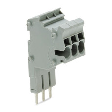 Modular TOPJOB®S connector, modular, for jumper contact slot, gray