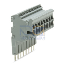 Modular TOPJOB&reg;S connector, modular, for jumper contact slot, gray