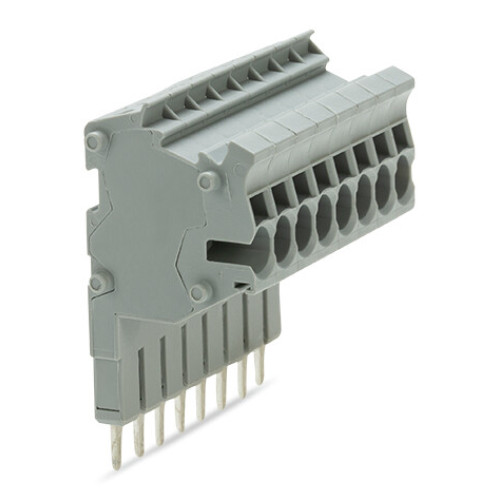 Modular TOPJOB&reg;S connector, modular, for jumper contact slot, gray
