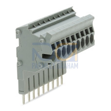 Modular TOPJOB&reg;S connector, modular, for jumper contact slot, gray