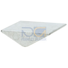 Insertion plate for flat cables, for 883 Series,  120 mm&sup2;, silver-colored