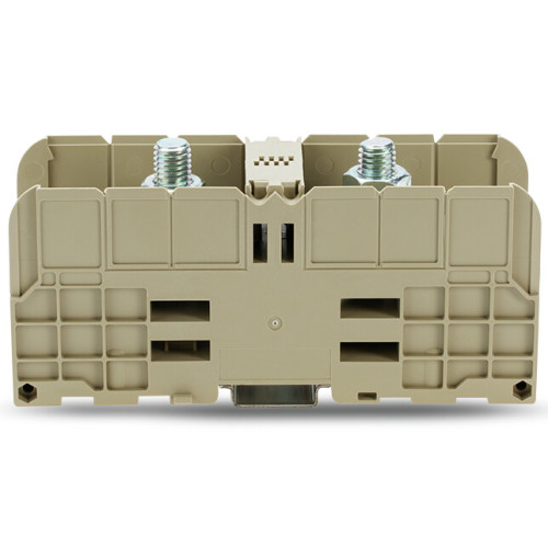 Stud terminal block, 185 mm&sup2;, with 2 stud bolts M12, beige