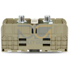 Stud terminal block, 300 mm&sup2;, with 2 stud bolts M16, beige