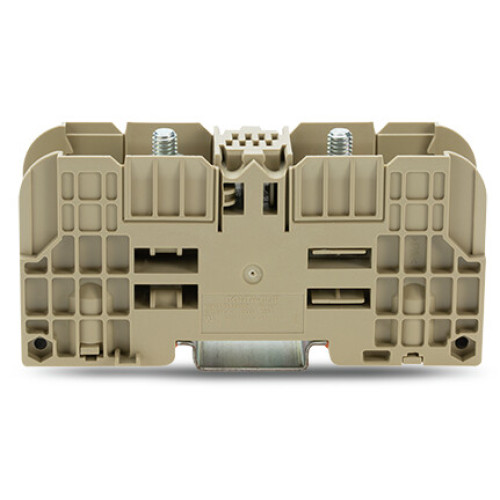 Stud terminal block, 35 mm&sup2;, with 2 stud bolts M6, beige